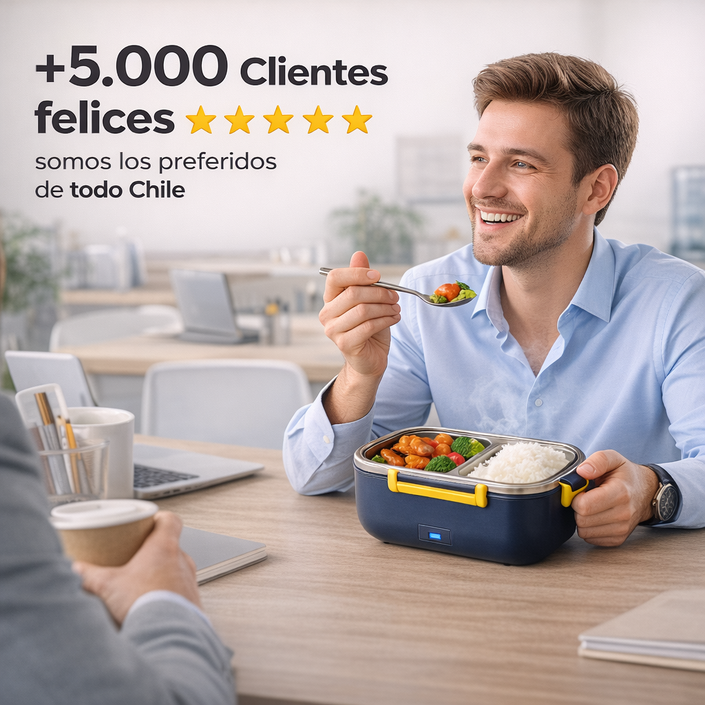 LONCHERA ELÉCTRICA PORTÁTIL PREMIUM 🥘⚡ Acero Inoxidable