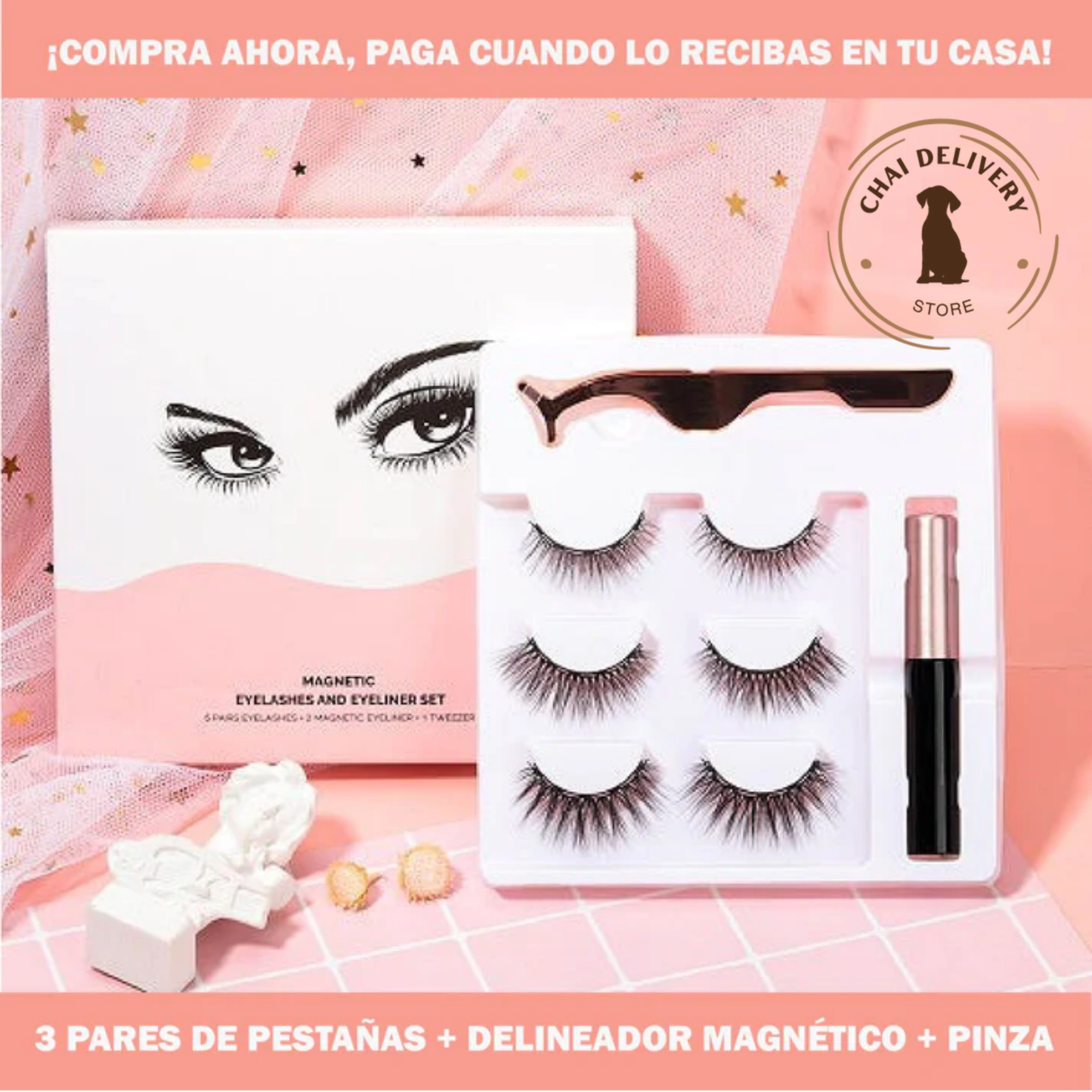 SET DE PESTAÑAS MAGNÉTICAS