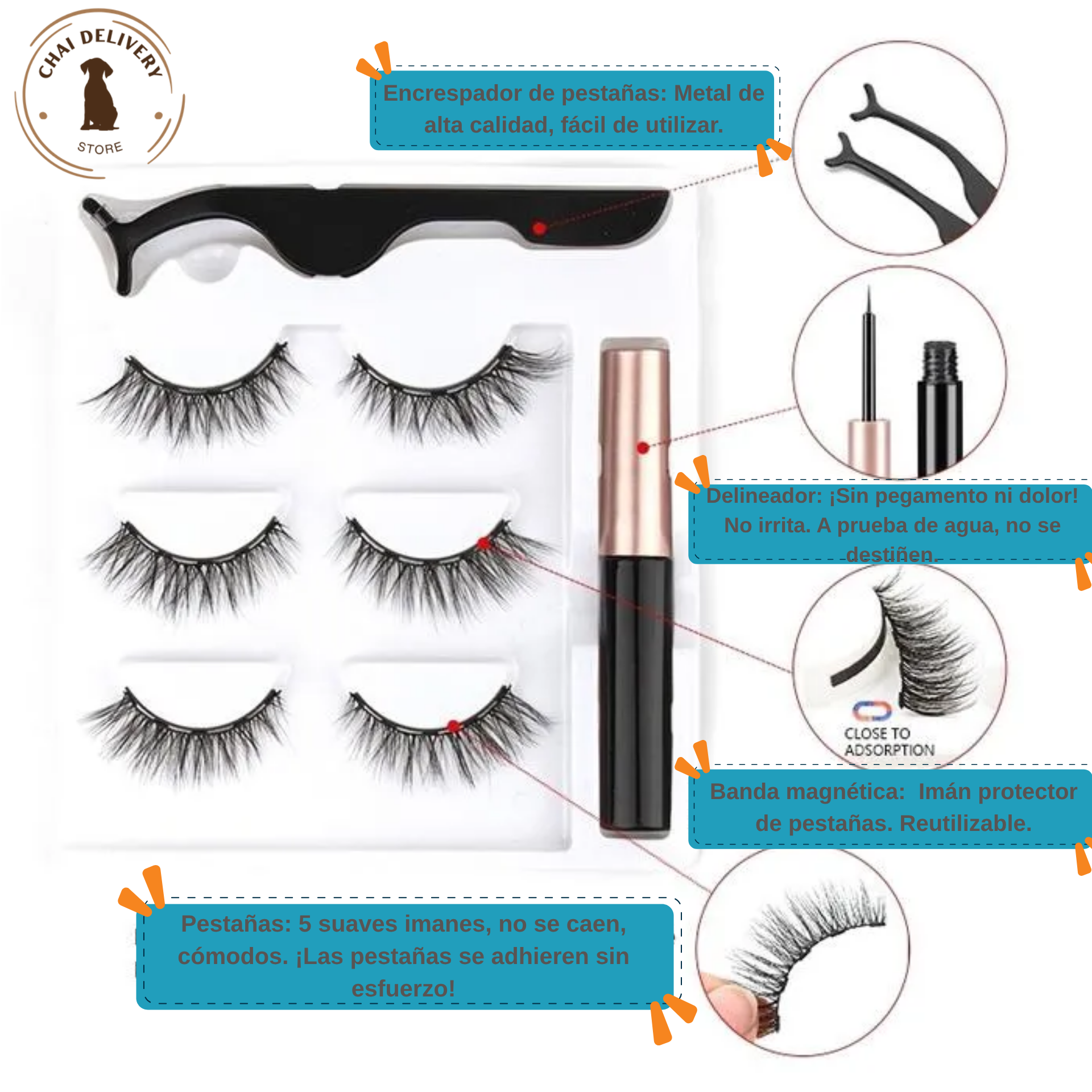 SET DE PESTAÑAS MAGNÉTICAS