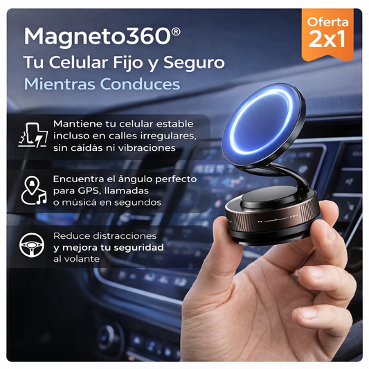 MAGNETO 360® – Soporte Magnético para Teléfono🚗📱