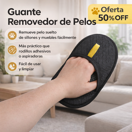 GUANTE QUITA PELOS 2 EN 1– Menos Pelo en Casa, Más Conexión 🐾
