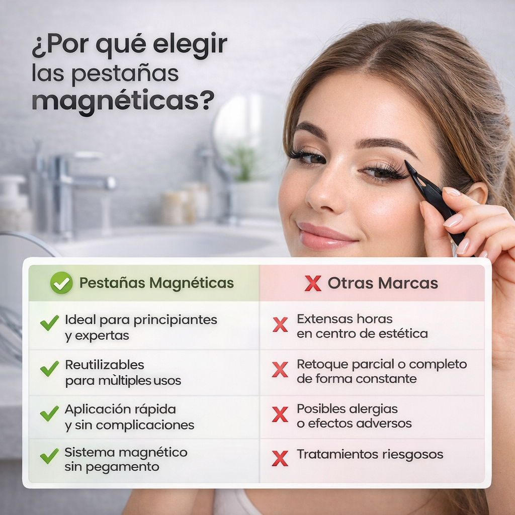 PESTAÑAS MAGNETICAS REUTILIZABLES